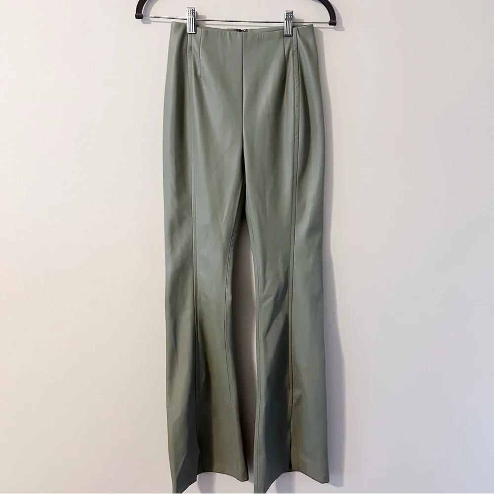 HP⭐️ We The Free Faux Leather Mint Green Pants - Picture 3 of 11